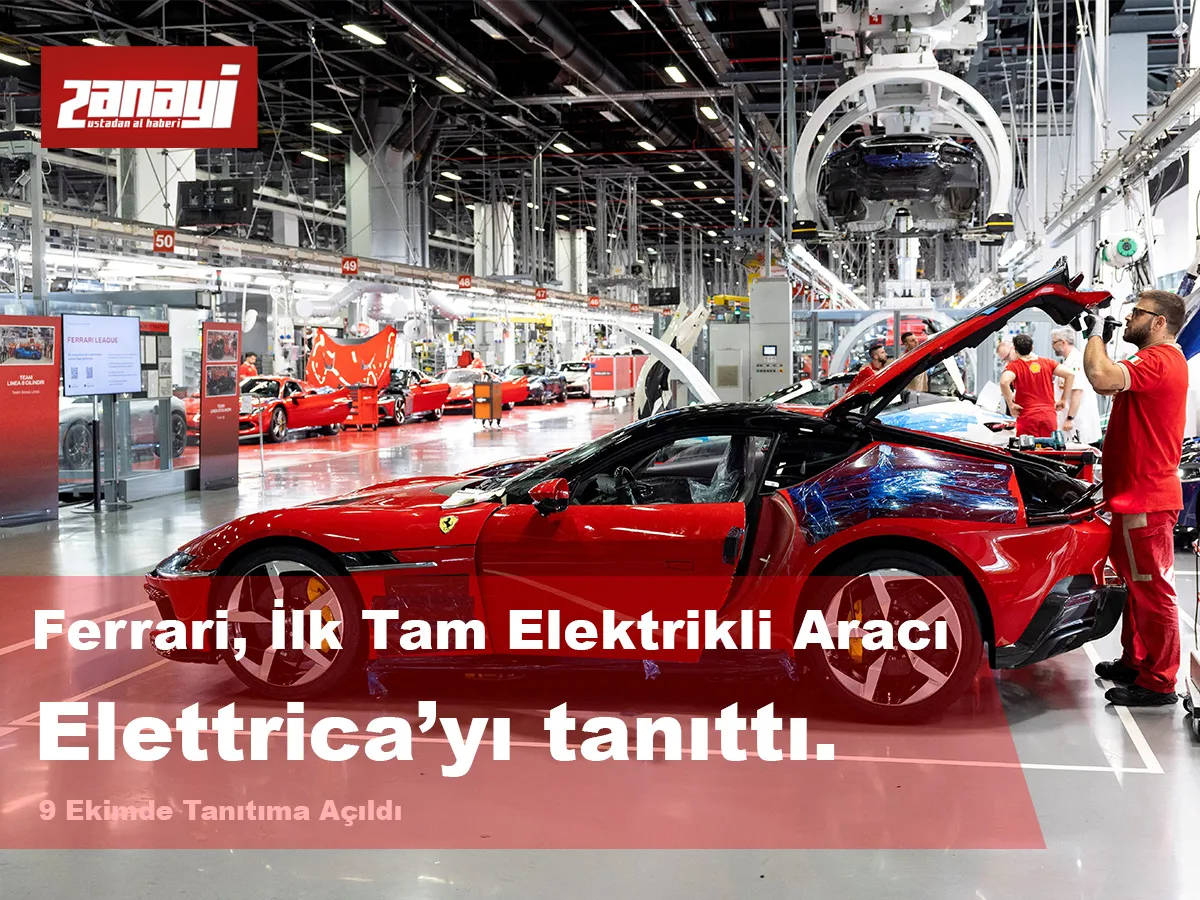 Ferrari, İlk Tam Elektrikli Aracı Olan Elettrica'yı Tanıttı