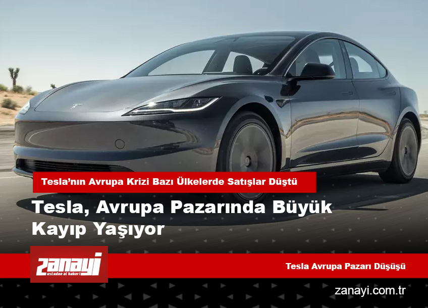 Tesla, Avrupa Pazarında Büyük Kayıp Yaşıyor