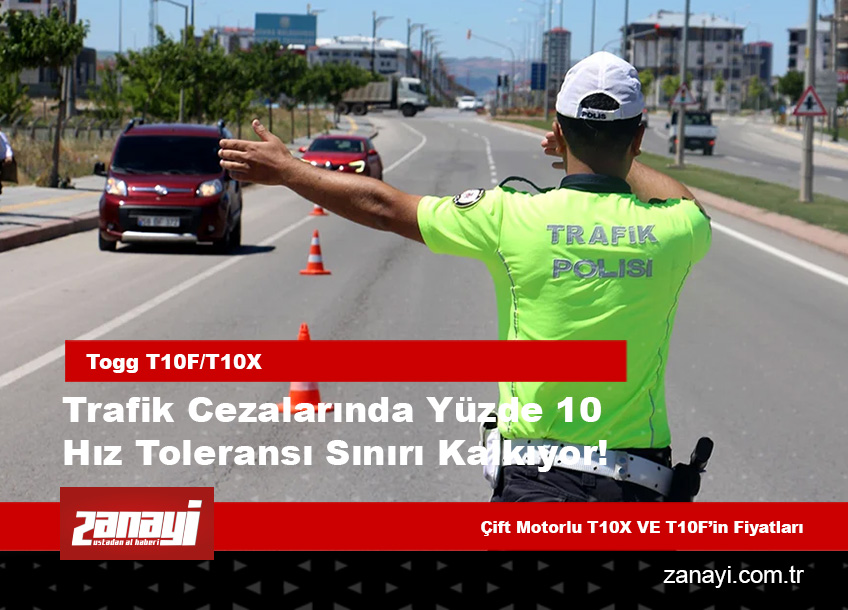 Trafik cezalarında yüzde 10 hız toleransı sınırı kalkıyor!
