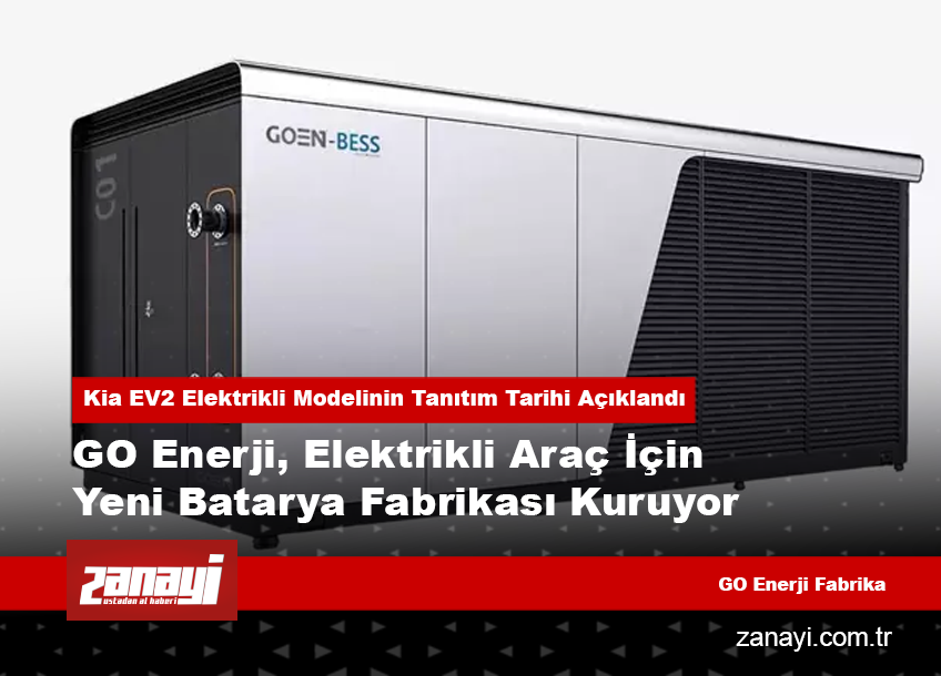 GO Enerji, Ankara’da Batarya Üretim Fabrikası Kuracak