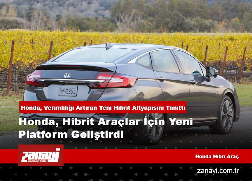Honda, Hibrit Araçlar İçin Yeni Platform Geliştirdi