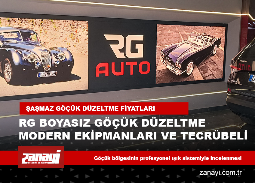 RG Boyasız Göçük Düzeltme Modern Ekipmanları ve Tecrübeli Kadrosuyla Araçları İlk Günkü Haline Döndürüyor