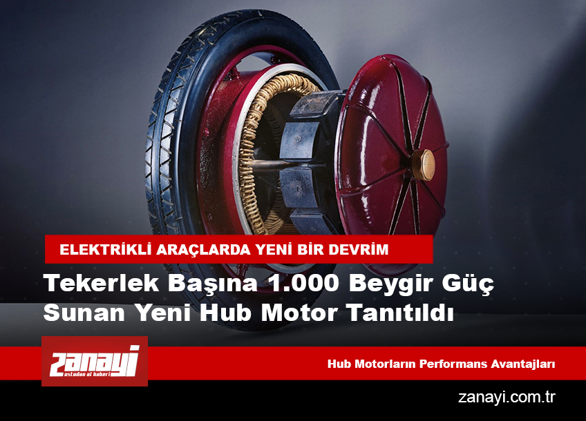 Tekerlek Başına 1.000 Beygir Güç Sunan Yeni Hub Motor Tanıtıldı